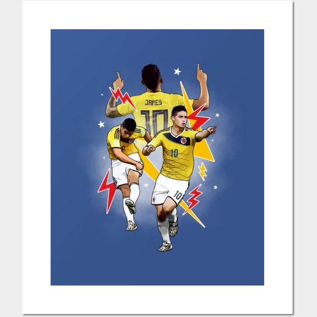 James Rodriguez Wall Art by InspireSoccer